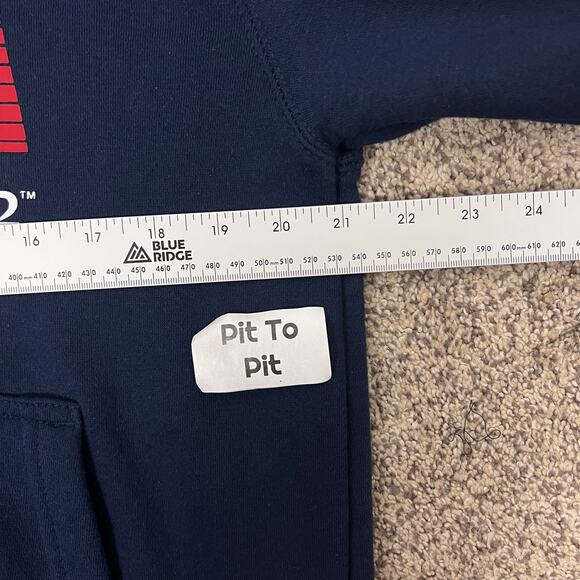 FIFA WORLD CUP Men's L Navy Blue Qatar 2022 USA Soccer Hoodie‎ Pullover Sweater - Picture 7 of 9